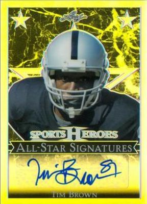 2017 Leaf Metal Sports Heroes #AS-TB1 All Star Signatures