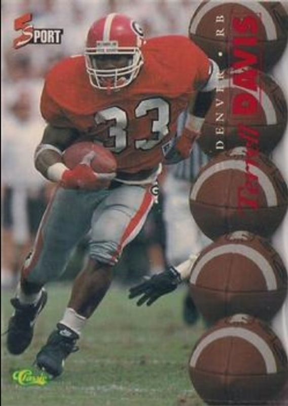 1995 Classic 5 Sport #91 Red Die Cuts
