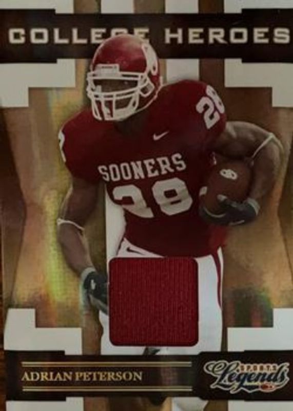 2008 Donruss Sports Legends #CH-3 College Heroes Materials /100