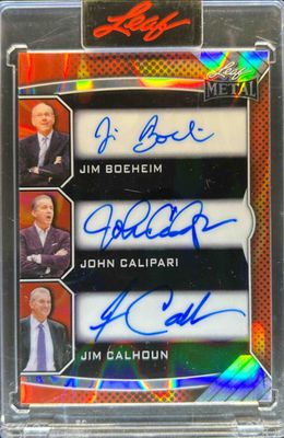 2025 Leaf Metal Authentics #TA-1 Triple Autographs /6