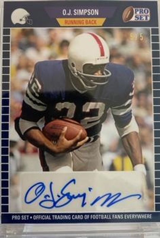 2021 Leaf Signature Series Sports #SS-OJ1 Platinum Blue /1