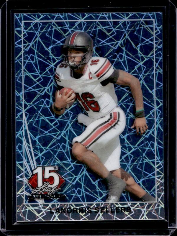 2025 Leaf 15th Anniversary NSCC Wrapper Redemption #90B-102 1990 Leaf Base - Lazer Platinum /5