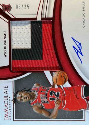 2021 Immaculate #PPA-AYO Premium Patch Autographs - Red (/25)