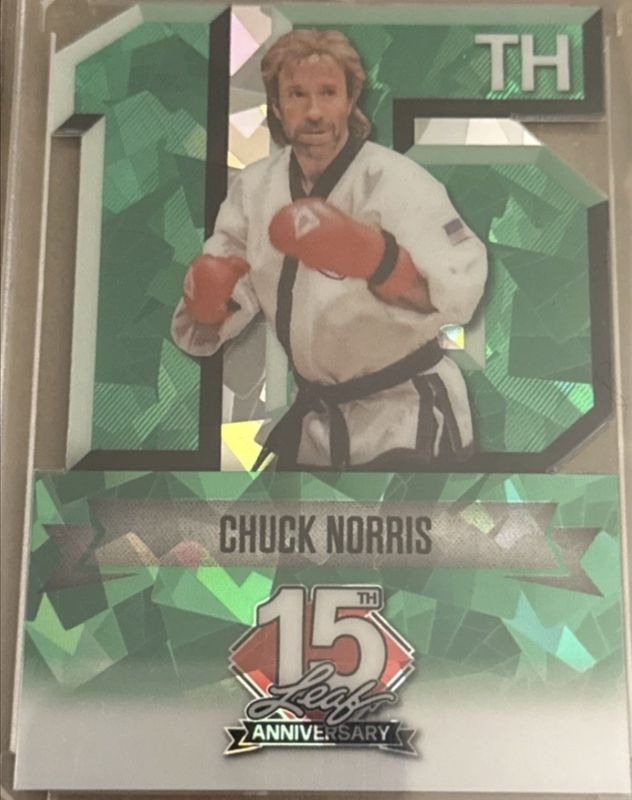 2025 Leaf 15th Anniversary NSCC Wrapper Redemption #CB-18 Crystal Base - Crystal Green /1