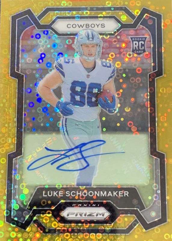 2023 Prizm #325 Rookie Autographs - No Huddle Gold /10