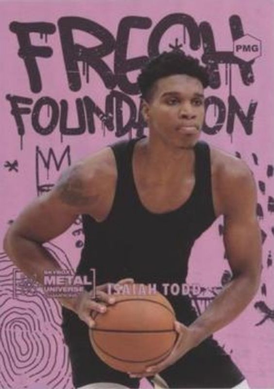 2021 Skybox Metal Universe Champions #FF28 Fresh Foundation - Pink Precious Metal Gems /75