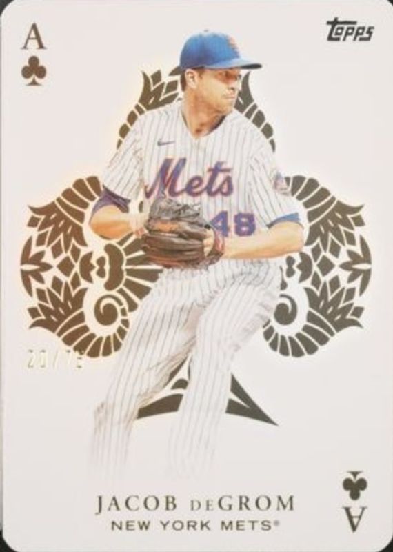 2023 Topps #AA-8 All Aces - Gold /75 (Mets)