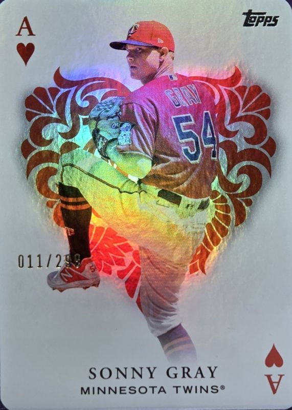 2023 Topps #AA-14 All Aces - Black /299 (Twins - Series 1)