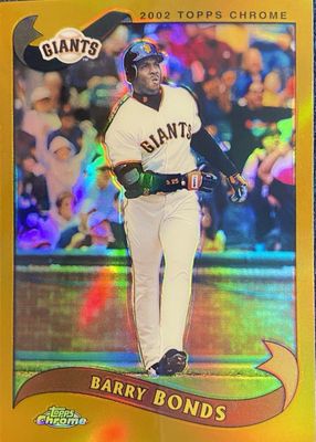 2002 Topps Chrome #500 Gold Refractor