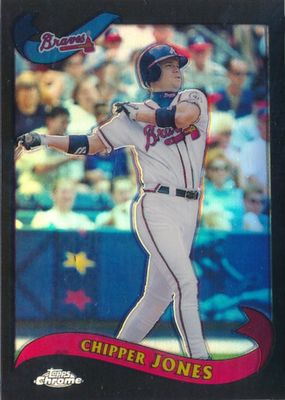 2002 Topps Chrome #410 Black Refractor /50