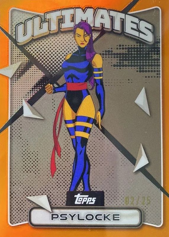 2025 Topps Finest X-Men 97 #56 Uncommon - Orange Refractor /25