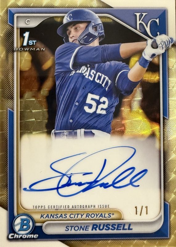 2024 Bowman Chrome #CPA-SR Prospect Auto - Superfractor /1 (1st)
