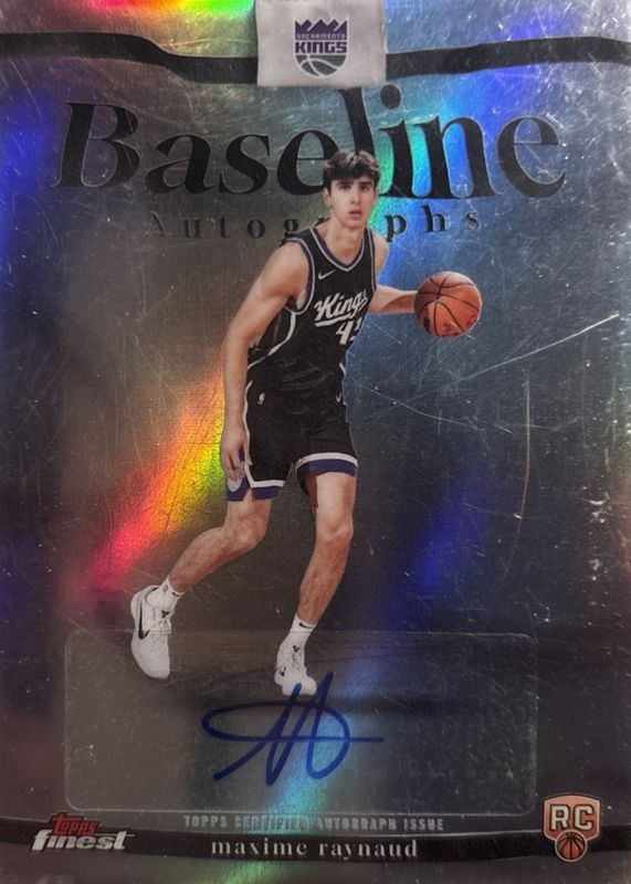 2025 Topps Finest #BA-MR Baseline Autographs - Refractor