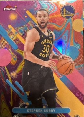 2025 Topps Finest #74 Common - Oil Spill Refractor