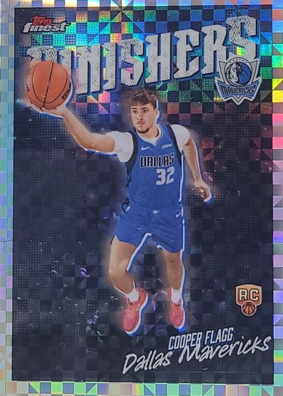 Cooper Flagg 2025 Topps Finest #FI-8 Finishers - X-Fractor Price 