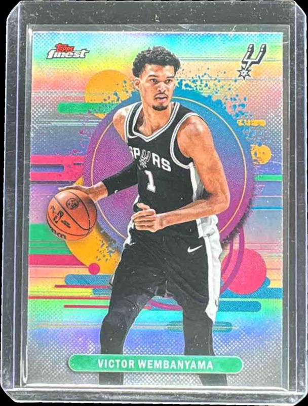 Victor Wembanyama 2025 Topps Finest #179 Uncommon - Refractor 