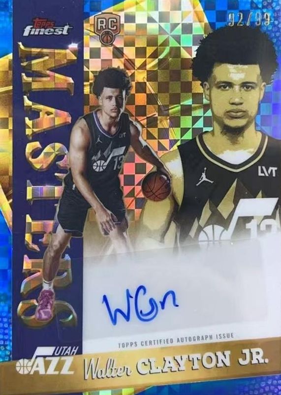 2025 Topps Finest #MA-WC Masters Autographs - Blue X-Fractor /99