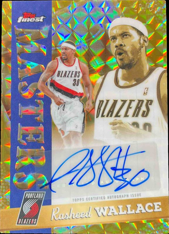 2025 Topps Finest #MA-RW Masters Autographs - Gold Geometric Refractor /50