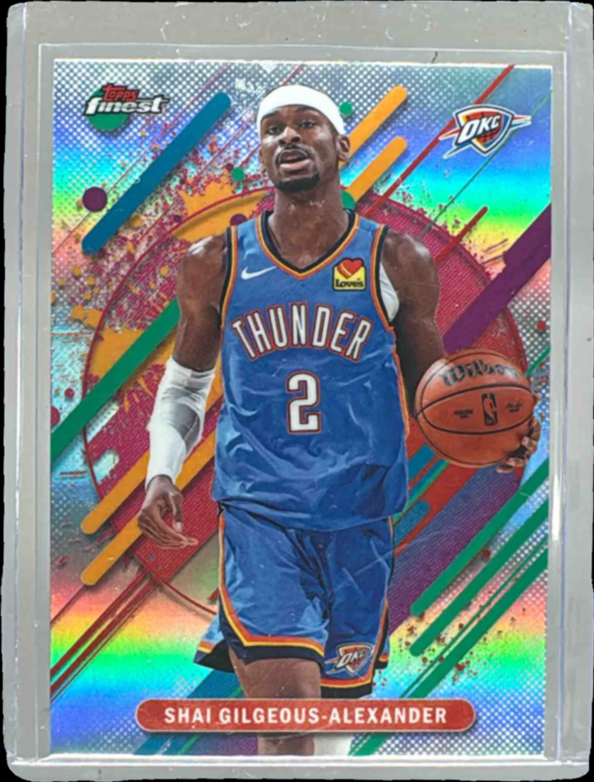 Shai Gilgeous-Alexander 2025 Topps Finest #266 Rare - Refractor