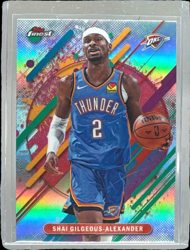 Shai Gilgeous-Alexander 2025 Topps Finest #266 Rare - Refractor