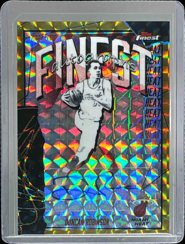 2025 Topps Finest #FAU-DR Finest Autographs - Gold Geometric Refractor /50