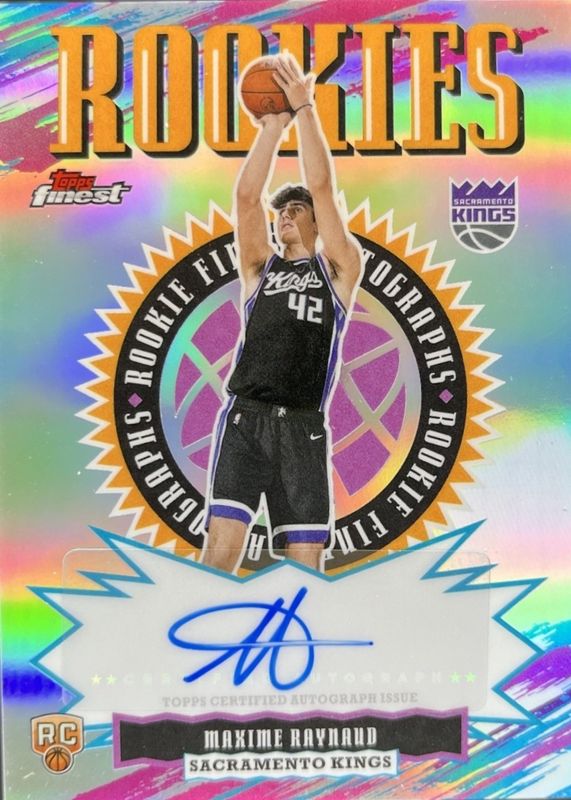 2025 Topps Finest #RFA-MR Rookie Finest Autographs - Refractor