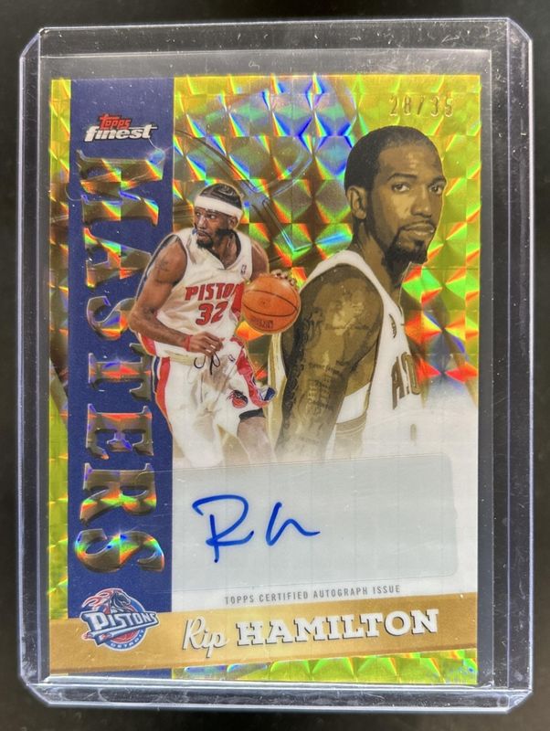 2025 Topps Finest #MA-RH Masters Autographs - Yellow Geometric Refractor /35