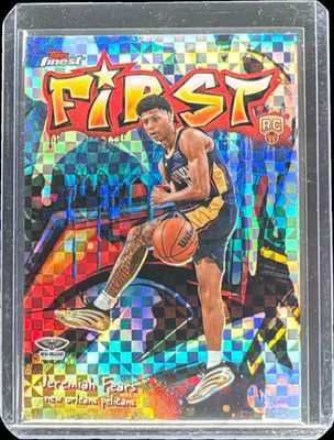 2025 Topps Finest #F-7 First - X-Fractor
