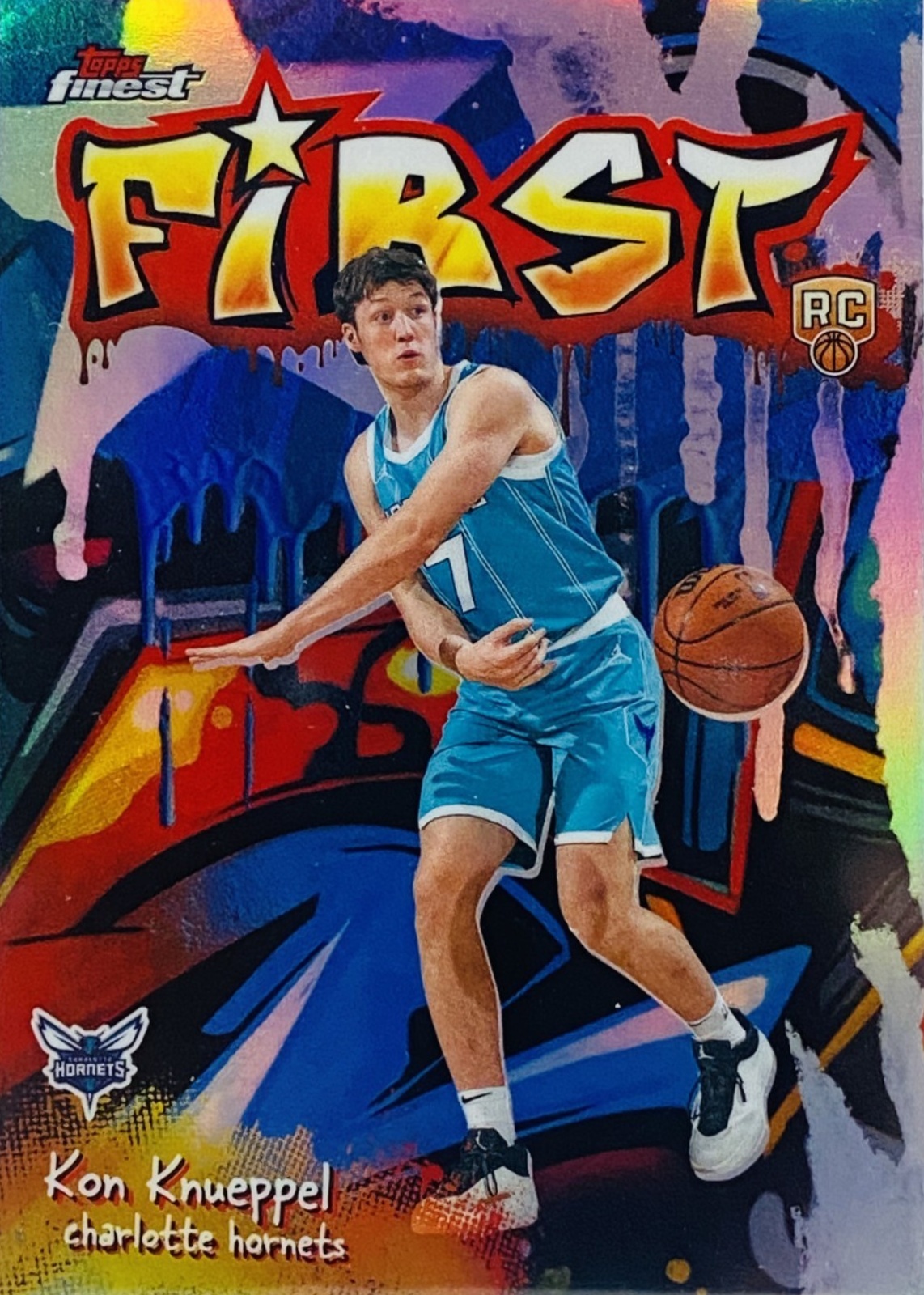 Kon Knueppel 2025 Topps Finest #F-4 First - Refractor Price Guide 