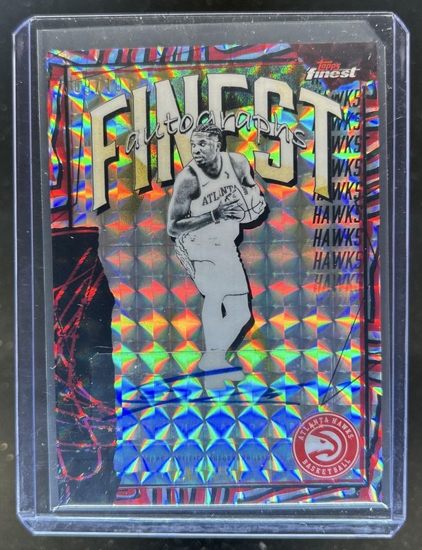 2025 Topps Finest #FAU-CC Finest Autographs - Red Black Geometric Refractor /10
