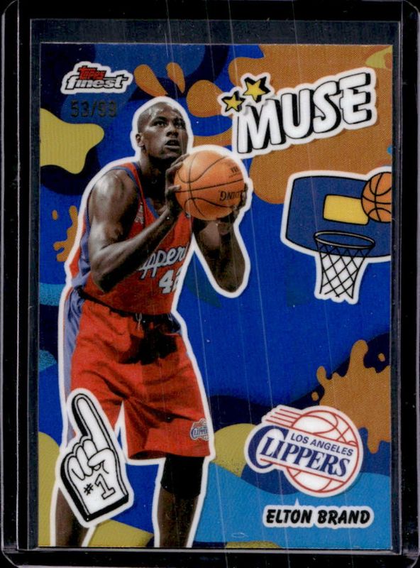 2025 Topps Finest #M-29 Muse - Blue Refractor /99