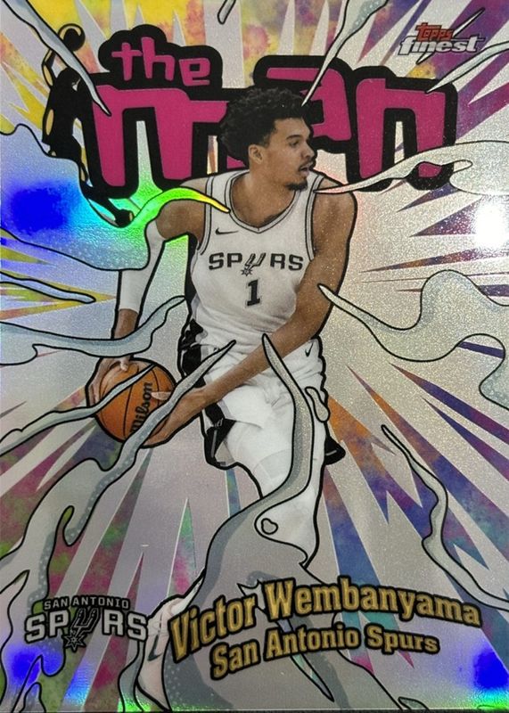 Victor Wembanyama 2025 Topps Finest #TM-12 The Man /(SSP) Price 