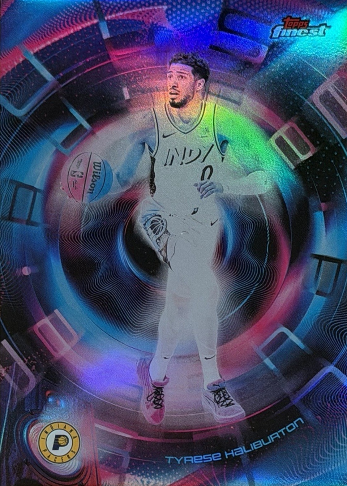 Tyrese Haliburton 2025 Topps Finest #P-6 Pulse /(SSP) Price Guide 