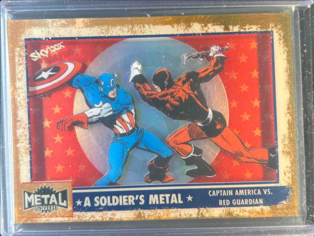 2024 Skybox Metal Universe Avengers #SM16 A Soldier’s Metal