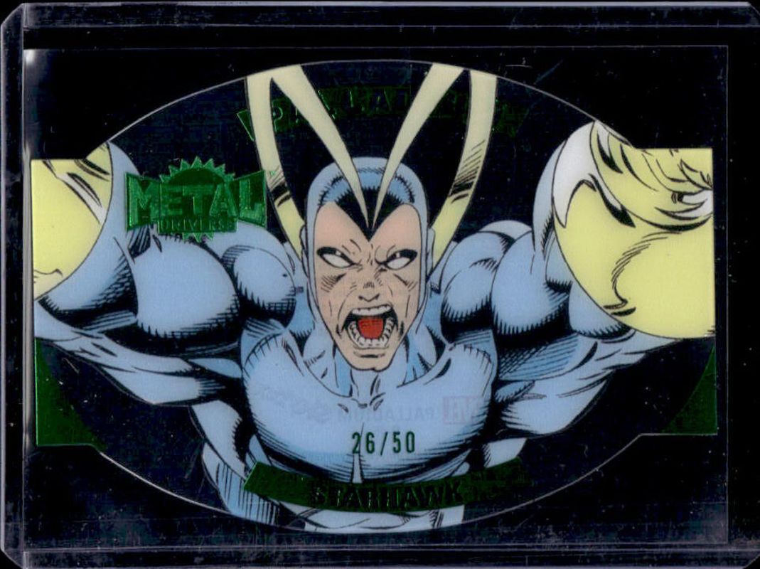 2024 Skybox Metal Universe Avengers #P-45 Palladium Emerald /50