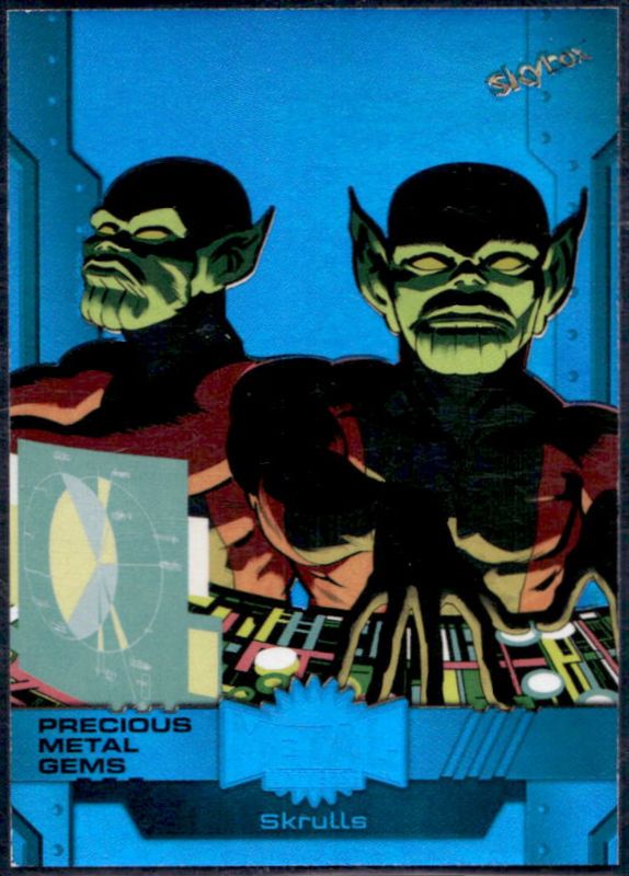 2024 Skybox Metal Universe Avengers #109 Precious Metal Gems Blue /50