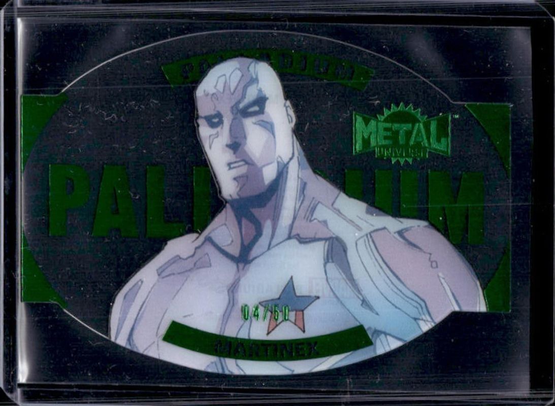 2024 Skybox Metal Universe Avengers #P-39 Palladium Emerald /50