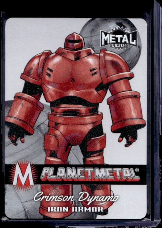 2024 Skybox Metal Universe Avengers #PM-17 Planet Metal Iron Armor