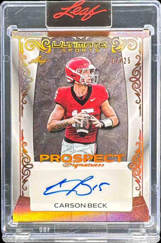 2024 Leaf Ultimate Sports #UPS-CB1 Ultimate Prospect Signatures - Holo Bronze /20