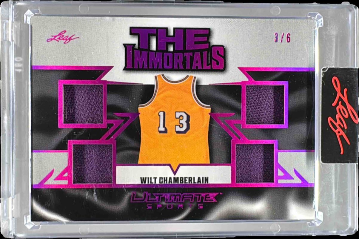 2024 Leaf Ultimate Sports #I-27 The Immortals - Holo Pink /6