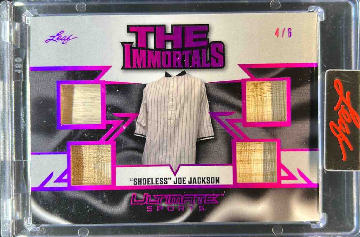 2024 Leaf Ultimate Sports #I-22 The Immortals - Holo Pink /6