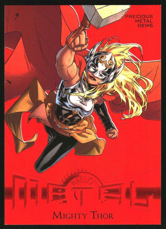 2024 Skybox Metal Universe Avengers #R-50 Retro - Precious Metal Gems Red /100