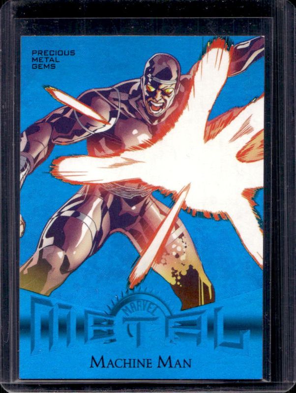 2024 Skybox Metal Universe Avengers #R-25 Retro - Precious Metal Gems Blue /50