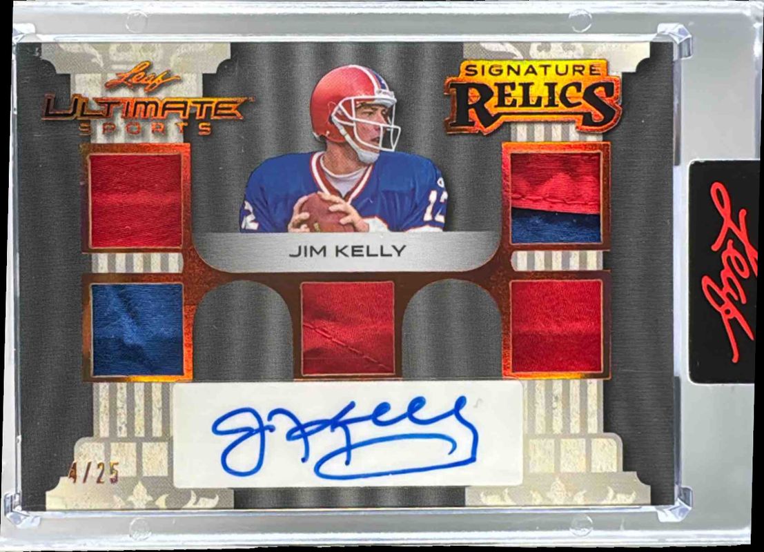 2024 Leaf Ultimate Sports #USR-JK1 Ultimate Signatures Relics - Holo Bronze /20