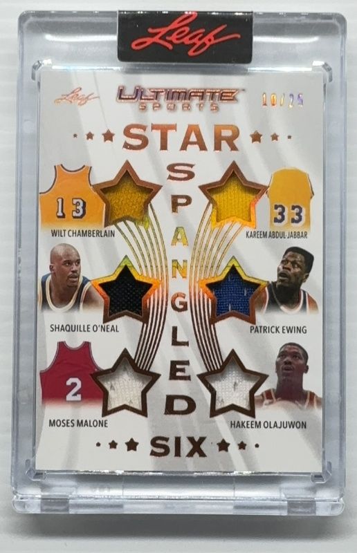 2024 Leaf Ultimate Sports #UT-6 Ultimate Trios - Holo Bronze /25