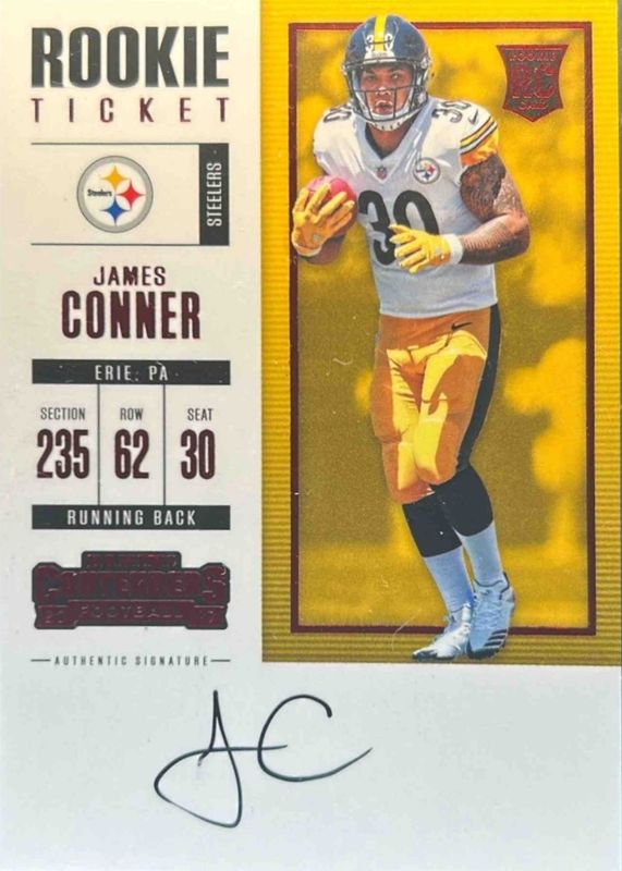 2017 Contenders #320 Rookie Ticket Auto - Red Zone Ticket