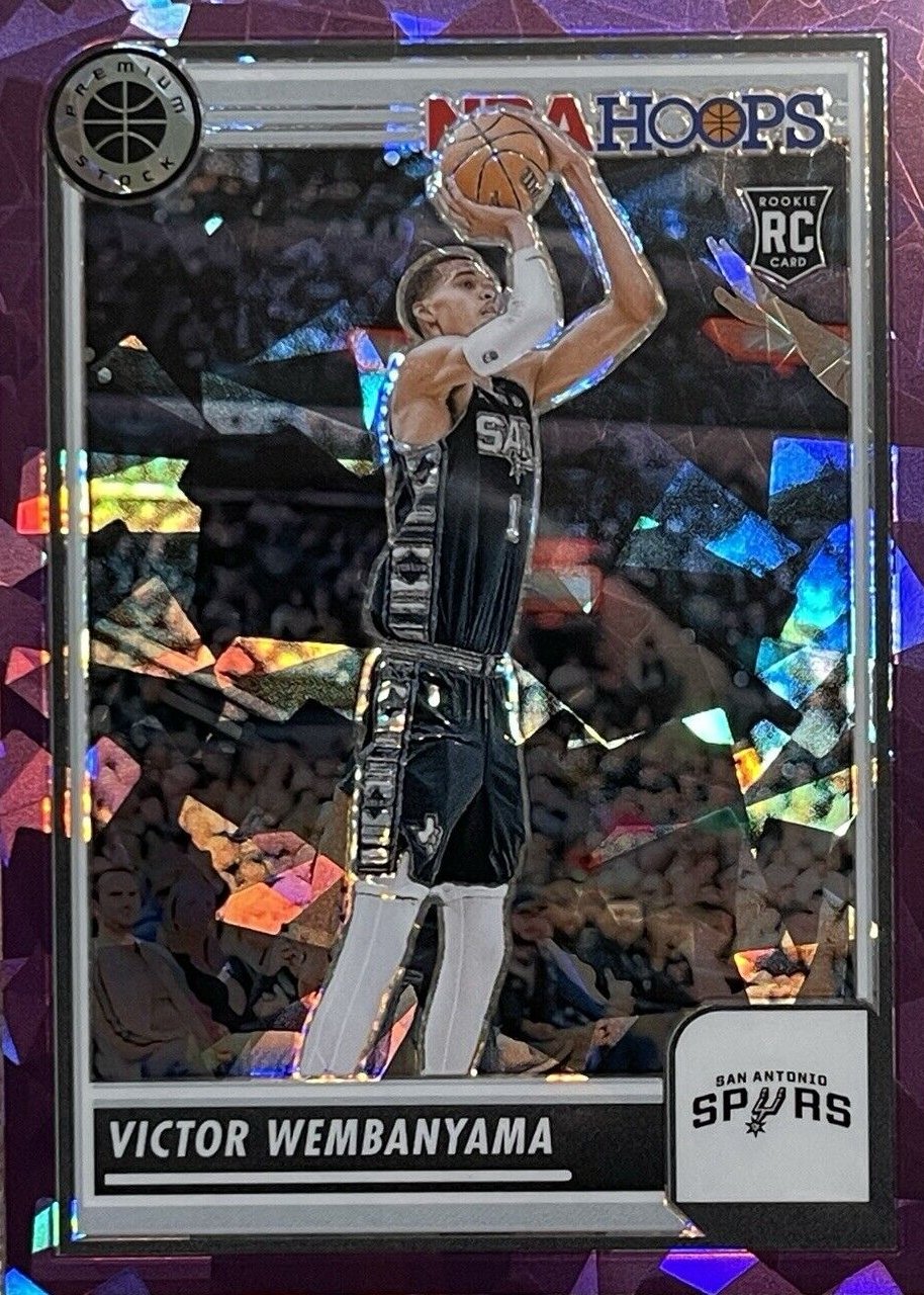2023 Panini NBA Hoops Purple Victor Wembanyama Rookie