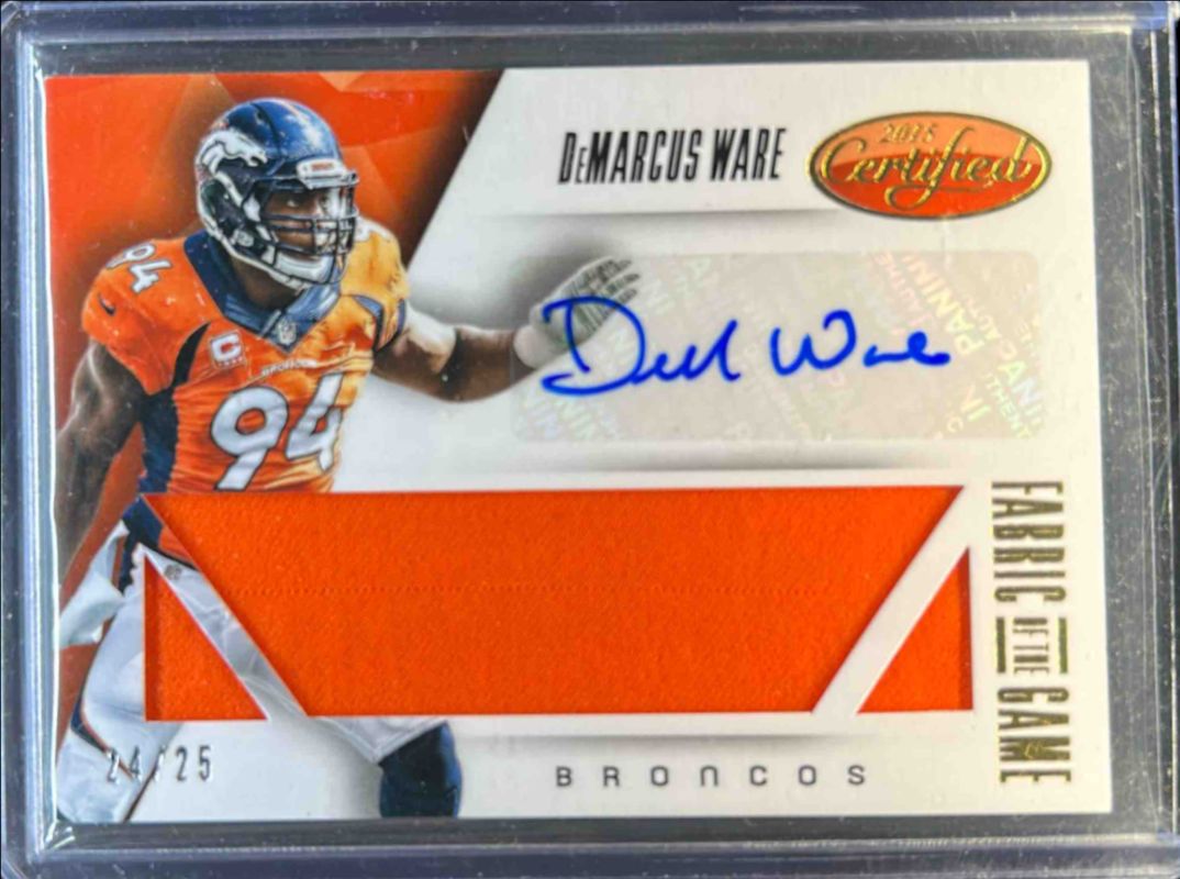 2015 Certified #FOTG-DW Fabric of the Game Signatures /25