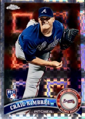 2011 Topps Chrome #195 X-Fractor