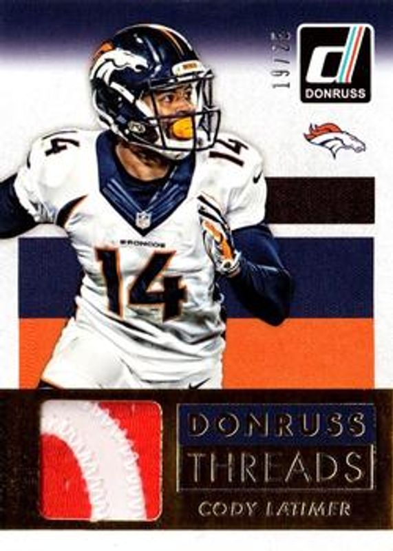 2015 Donruss #DT-CL Donruss Threads - Prime /25